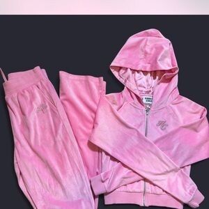 Hidden cult Pink Velour Tracksuit
